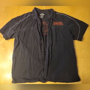 Harley-Davidson Dark Casual Button-Down Shirt